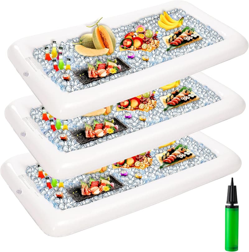 Inflatable Serving Bars Cooler - 3-Pack for Summer Parties