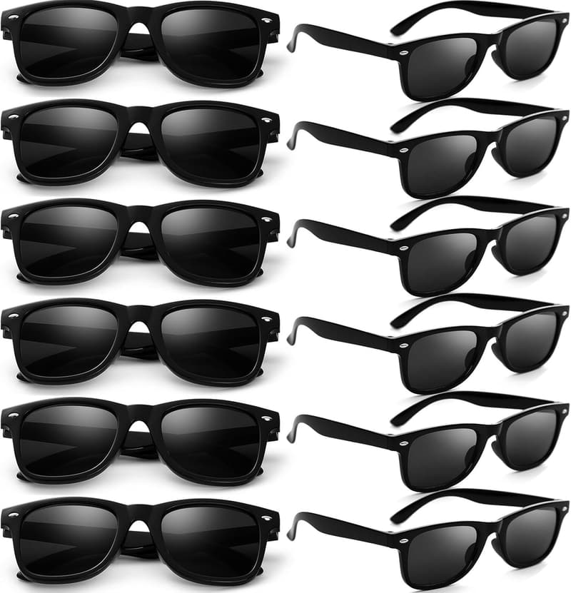 Bulk Adult Retro Sunglasses – Pack of 12 Party Favors