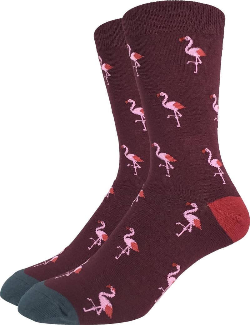 Men's Bird Socks - Good Luck Design for Adults