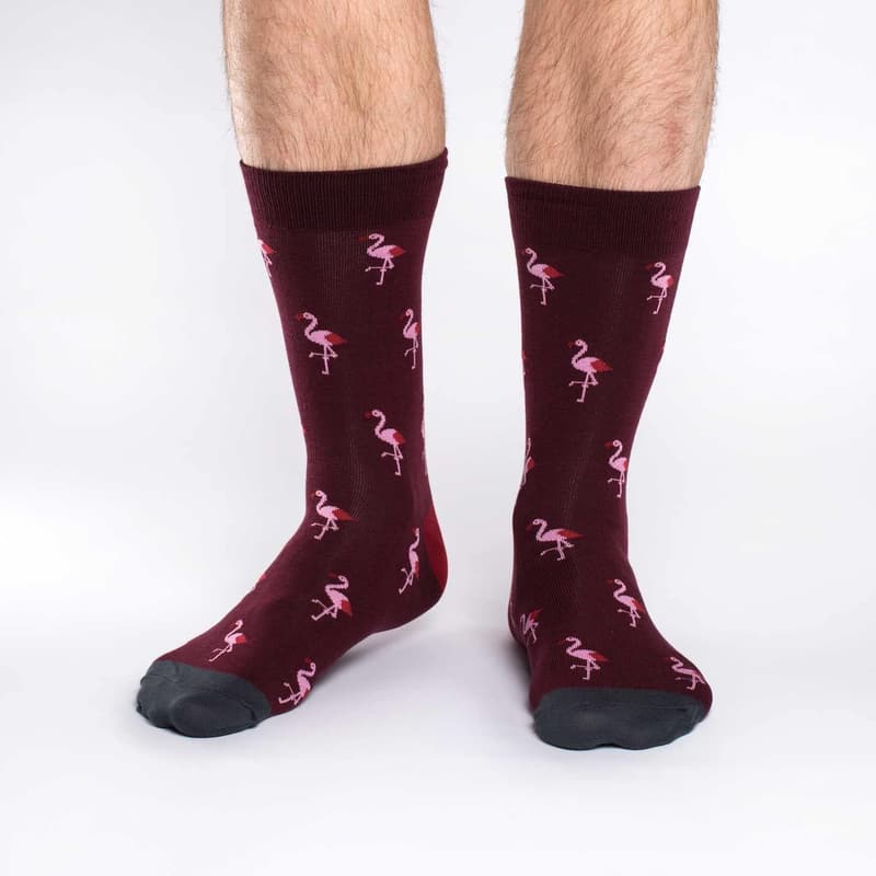 Men's Bird Socks - Good Luck Design for Adults