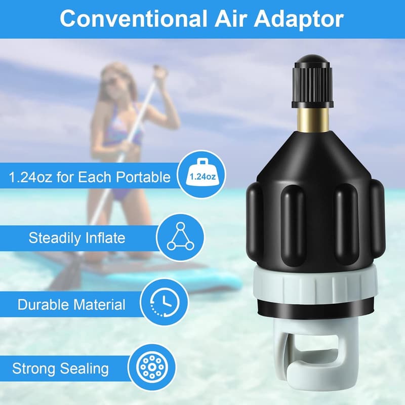 Premium SUP Pump Adapter for Inflatable Boats, Paddleboards, Kayaks