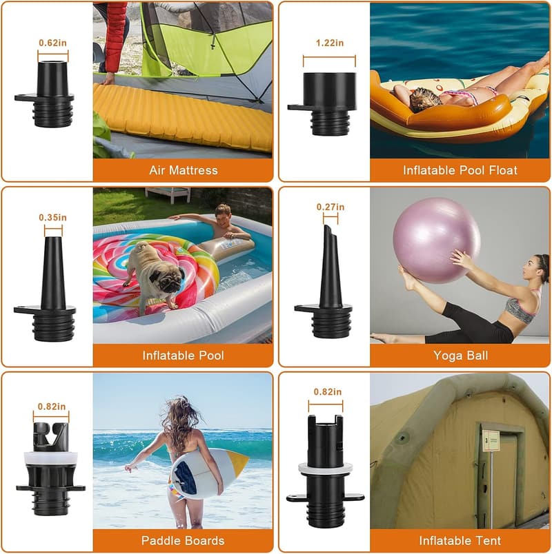 20PSI Electric Paddle Board Pump with Auto-Off Function