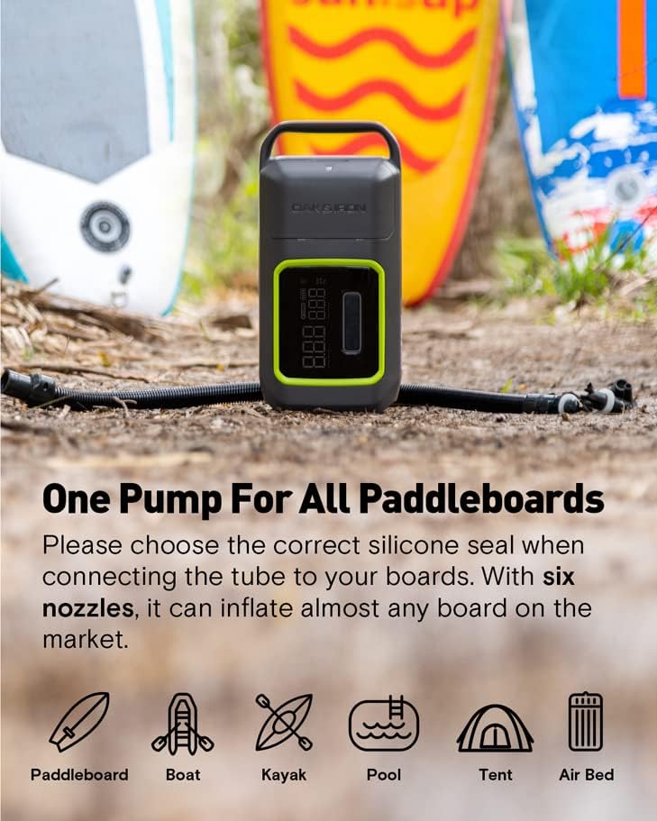 OAK & IRON Dual Stage 20PSI Electric Paddle Board Pump