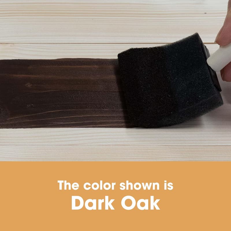 Dark Oak Wood Stain | Water-Based, Fast-Drying, Non-Toxic | 8.5oz
