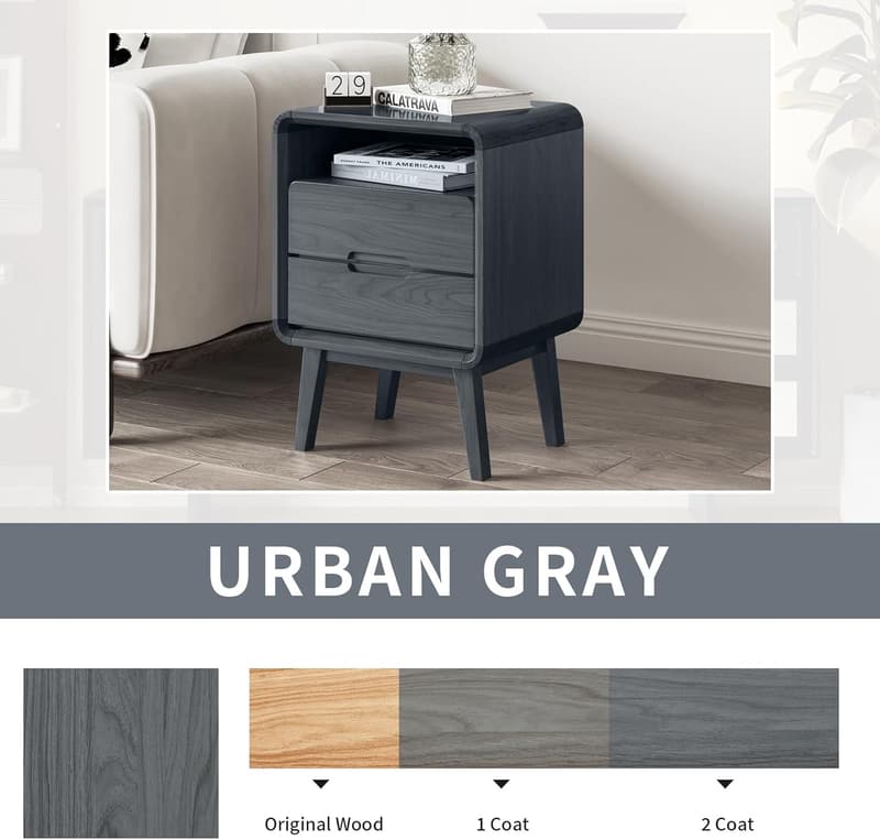 All-in-One Water-Based Wood Furniture Paint - Urban Grey 10.5oz