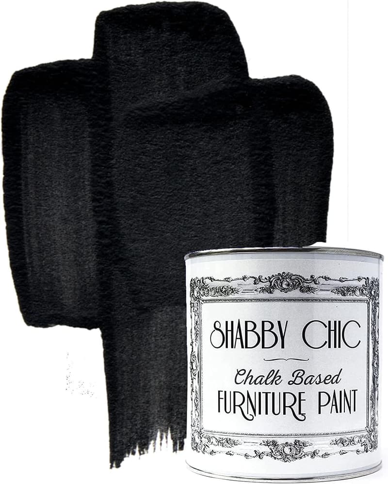 Shabby Chic DIY Chalk Paint for Home Decor - Black Liquorice (8.5 oz)