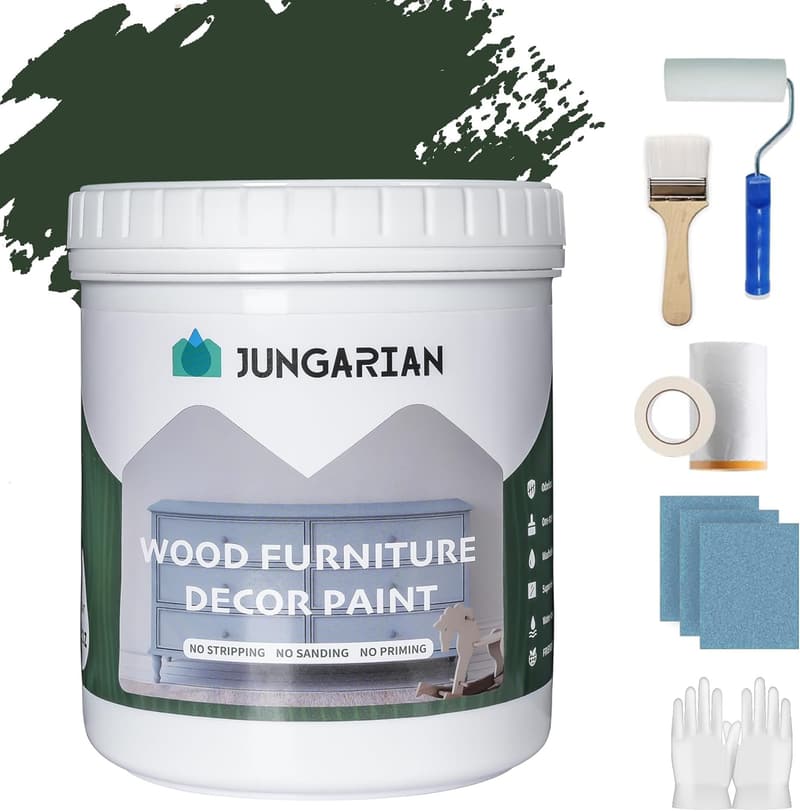 Evergreens 32oz Furniture Paint Kit - Water-Based, Matte Finish