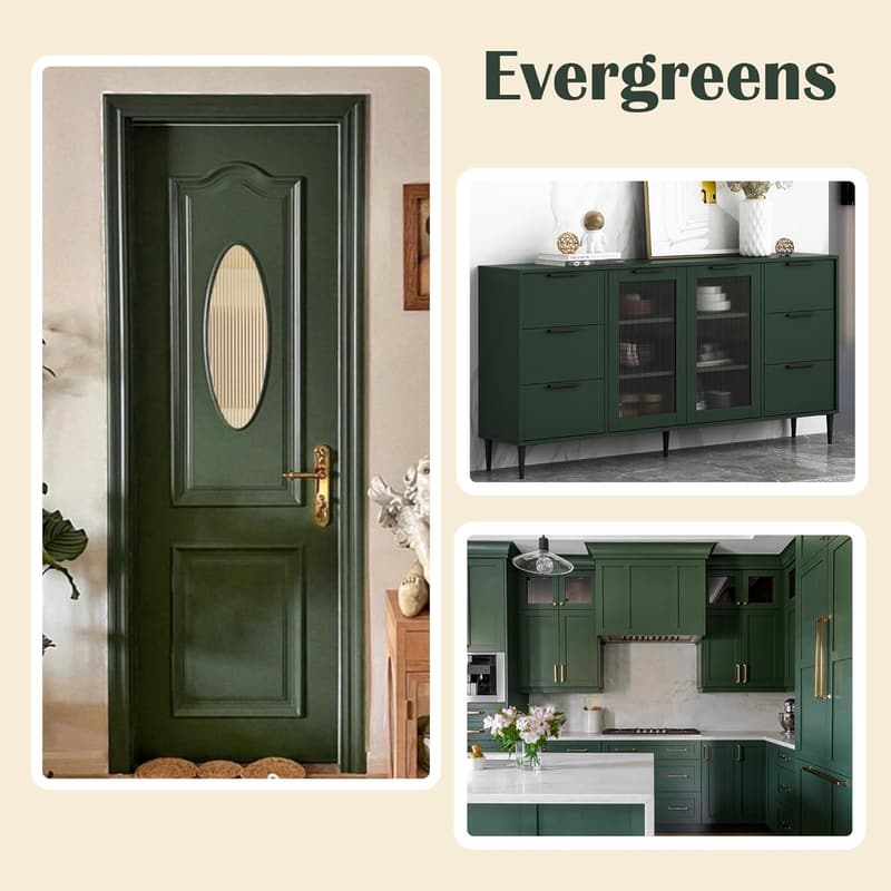 Evergreens 32oz Furniture Paint Kit - Water-Based, Matte Finish