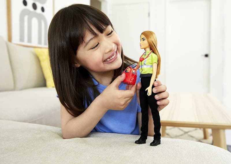 Paramedic Barbie Doll with Removable Uniform and Accessories