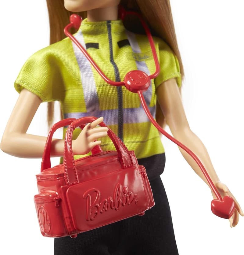 Paramedic Barbie Doll with Removable Uniform and Accessories