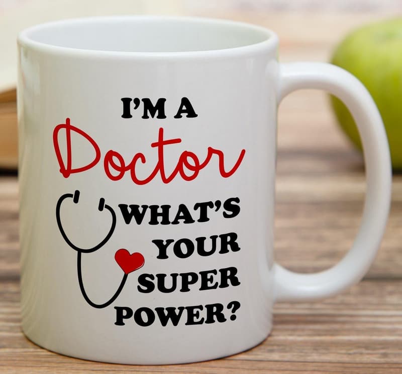 Funny Doctor Superpower Mug - 11 oz Ceramic Coffee Cup