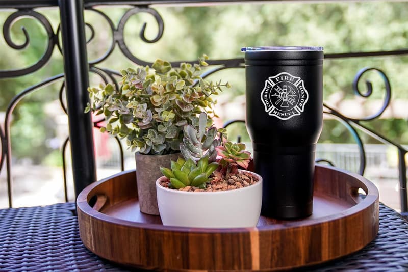 Firefighter Gift: 30 oz Vacuum Insulated Stainless Steel Tumbler