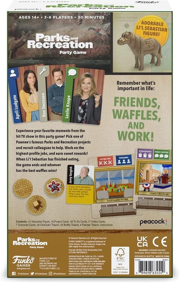 Parks and Recreation Party Game for Ages 14+