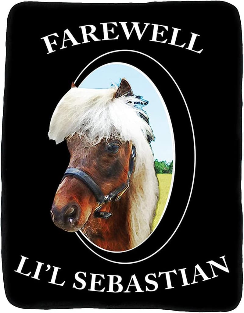 Li'l Sebastian Fleece Throw Blanket for Parks and Recreation Fans