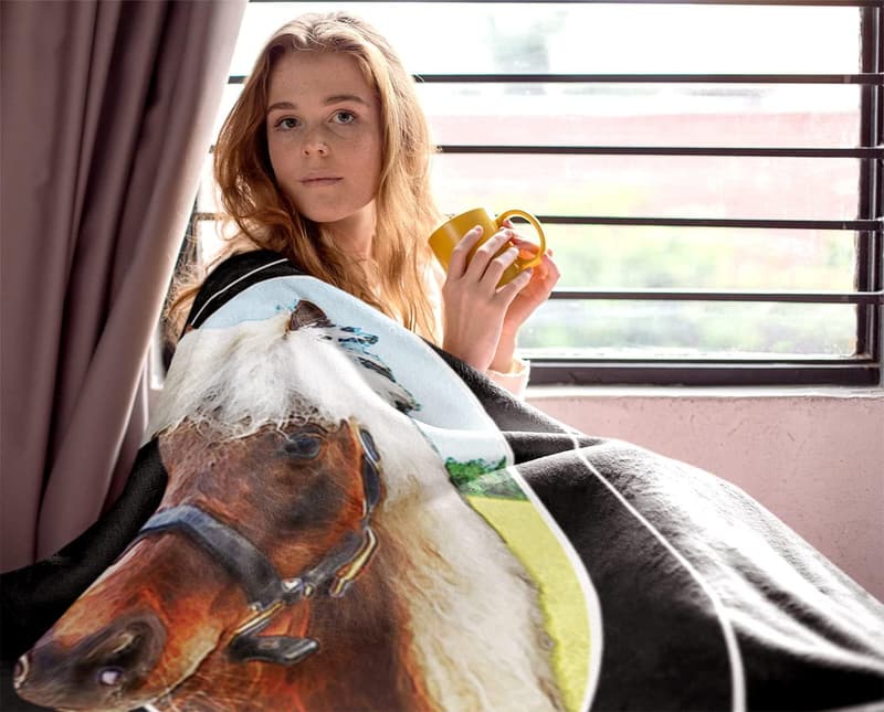 Li'l Sebastian Fleece Throw Blanket for Parks and Recreation Fans