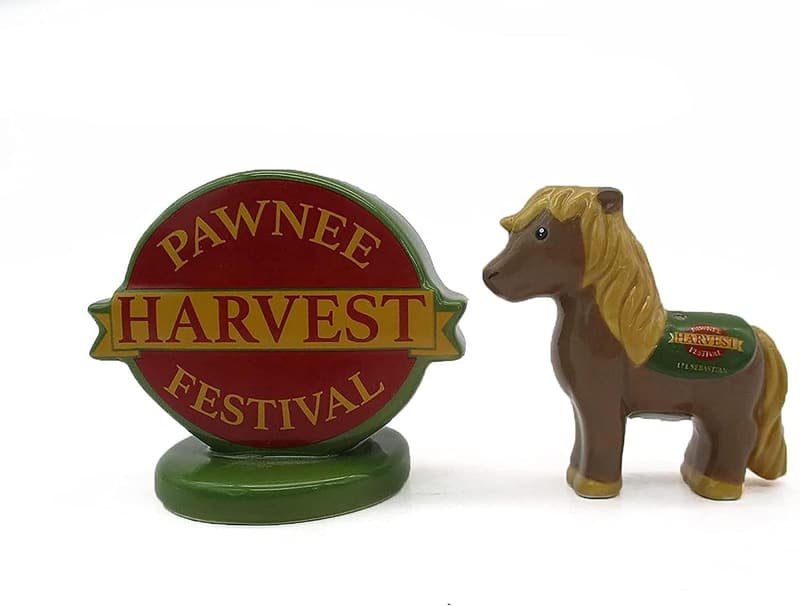 Parks and Recreation Lil Sebastian Ceramic Salt and Pepper Shakers