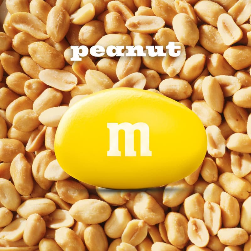 Bulk M&M’S Peanut Candy Jars, 23 Oz, Movie Night Treats, Pack of 2
