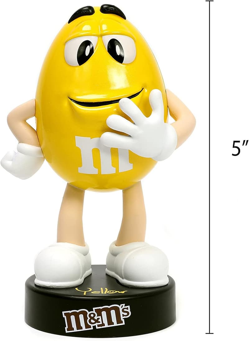 M&M'S Yellow Die-Cast Metal Figure - 4 Inches