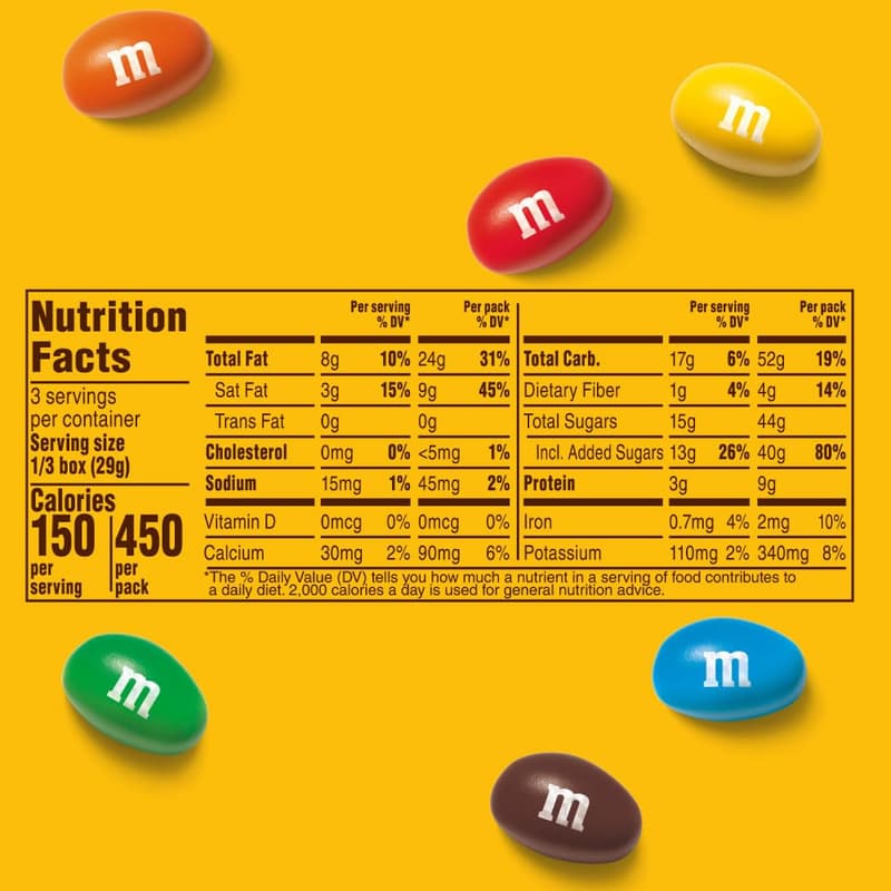 M&M'S Peanut Chocolate Candy Bulk Pack, 3.1 oz (Pack of 12)