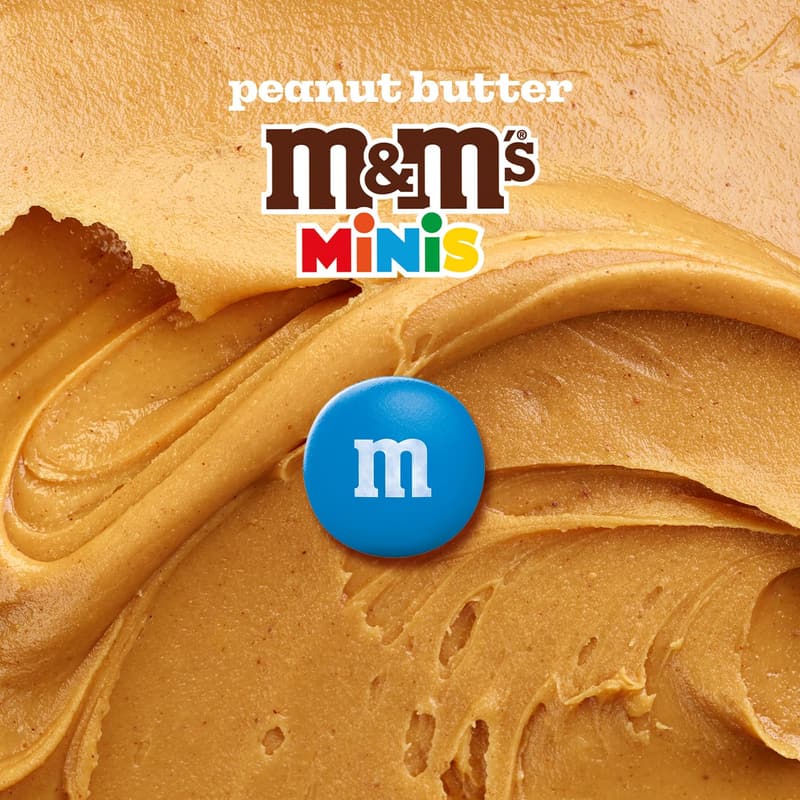 M&M'S Peanut Butter Chocolate Candy Tubes - Share Size, 10 Ct