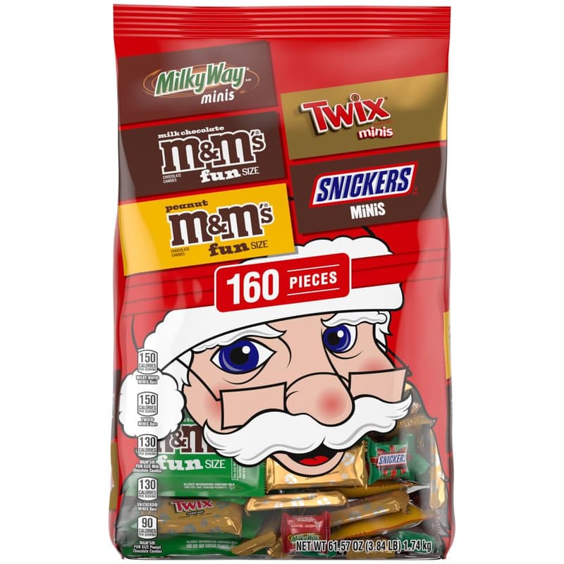 Holiday Chocolate Variety Pack - M&M'S, SNICKERS, TWIX & MILKY WAY