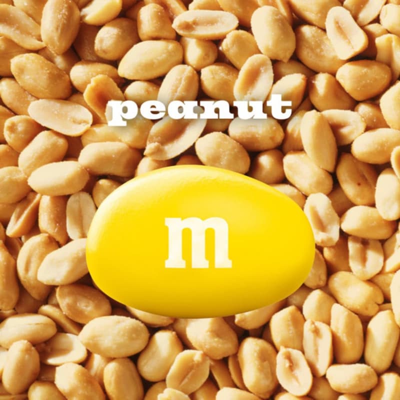 M&M'S Peanut Milk Chocolate Candy, 12-Pack Snacks