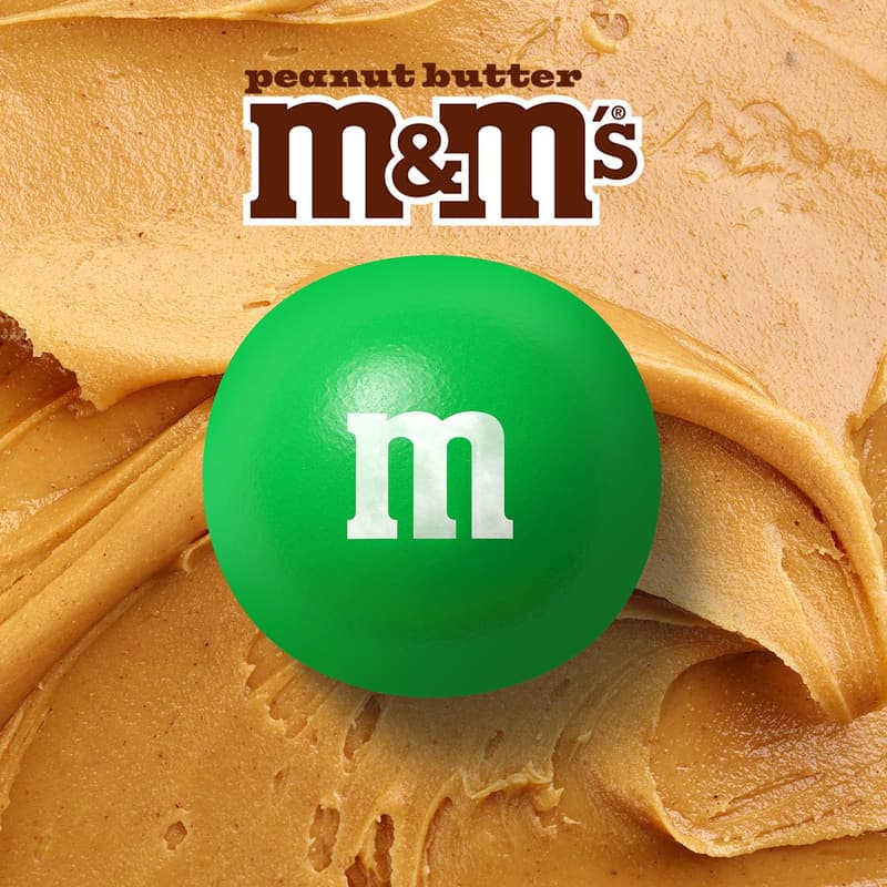 M&M'S Peanut Butter Milk Chocolate Candy, Grab N Go, 4.5 oz (8-Pack)