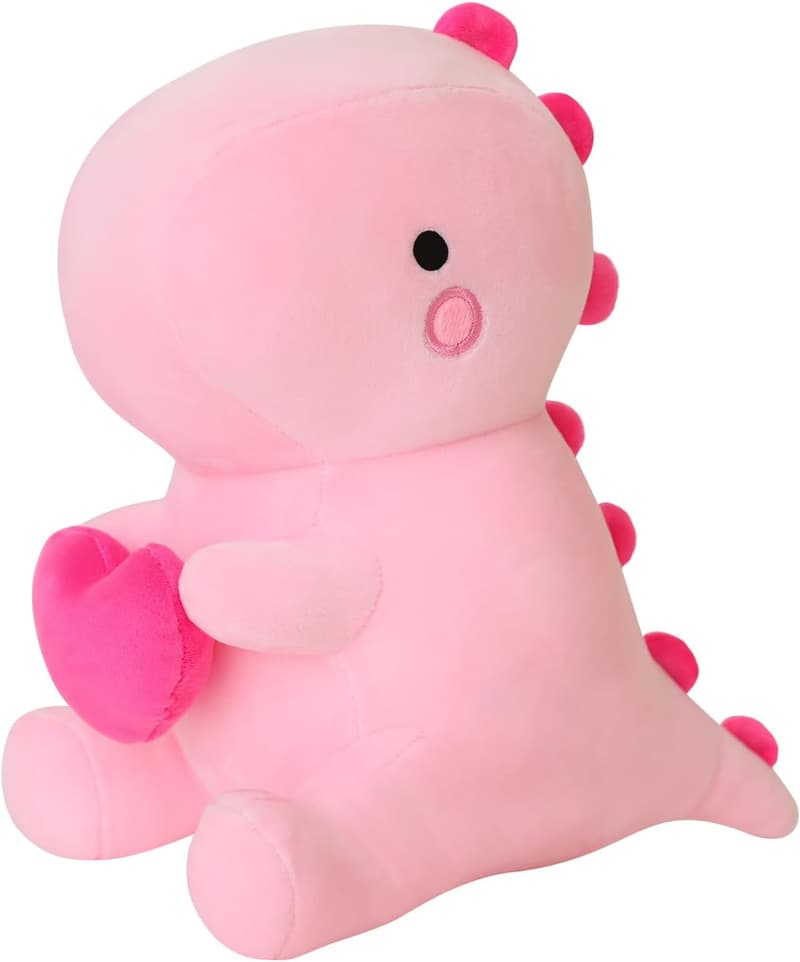 Valentine's Day Dinosaur Plush Toy with Heart - 12 inch