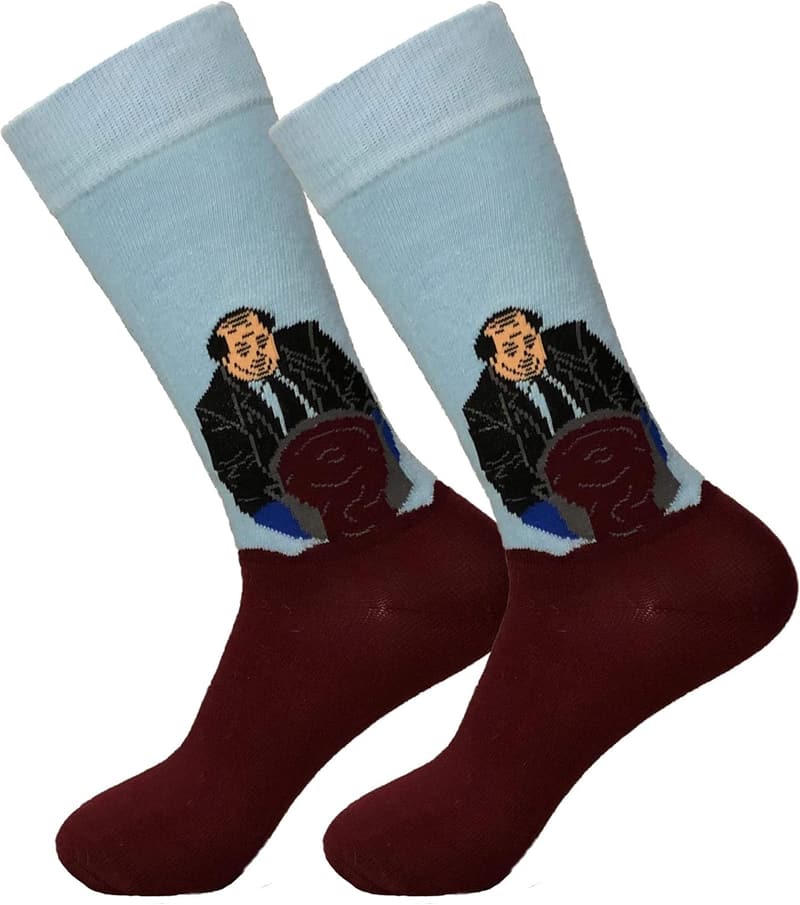Kevin Malone Inspired Chili Dress Socks for Fans