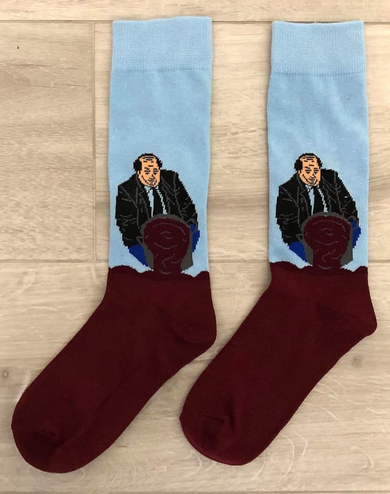 Kevin Malone Inspired Chili Dress Socks for Fans