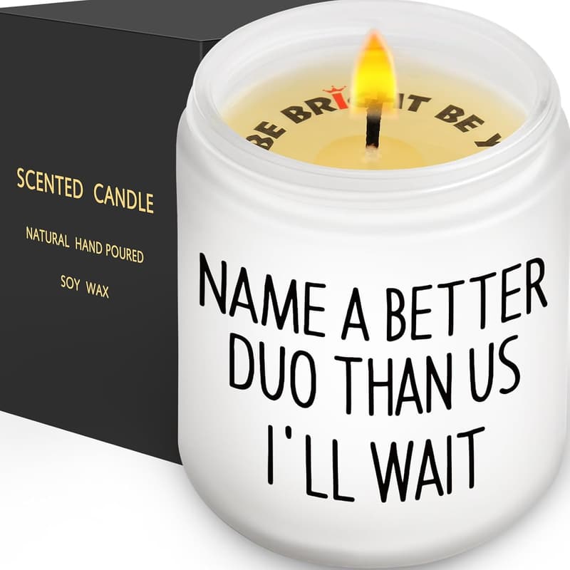 Friendship Scented Candle - Fun Gift for Besties and Sisters