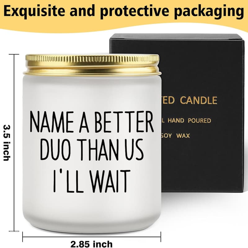 Friendship Scented Candle - Fun Gift for Besties and Sisters