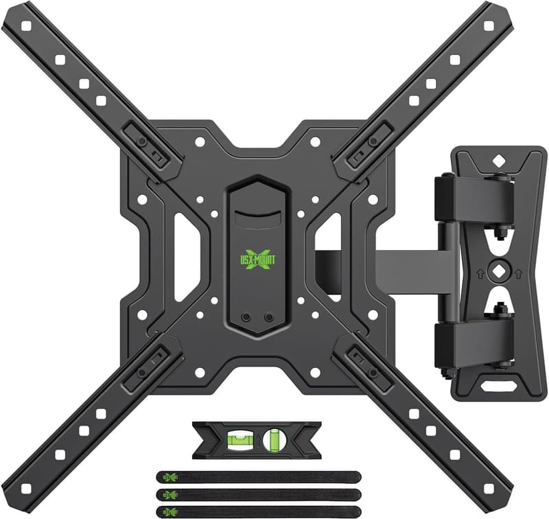 UL Listed Full Motion TV Mount for 26-55 Inch TVs