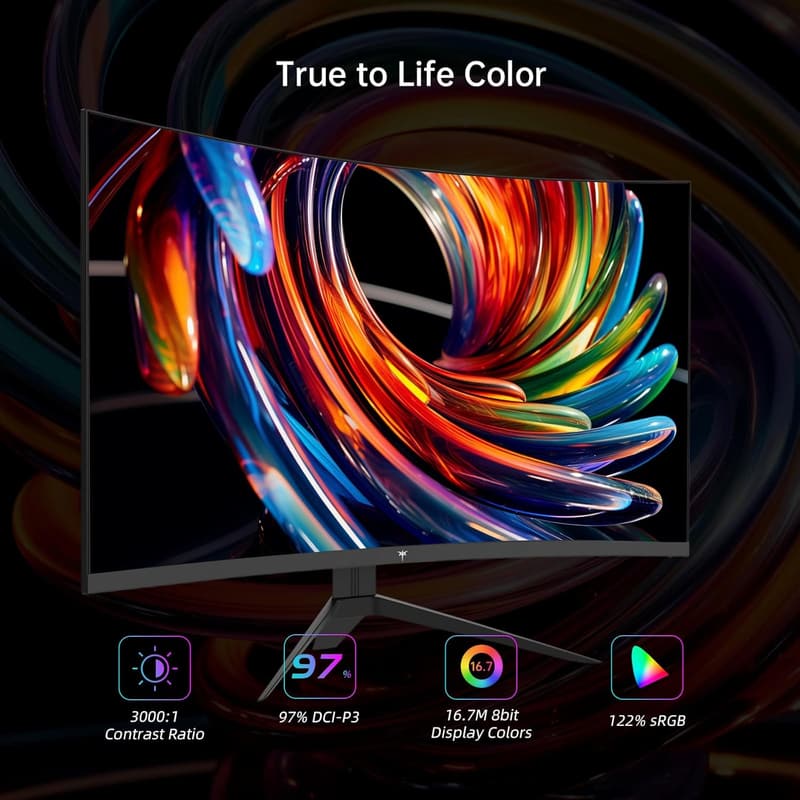 32-Inch FHD Curved Gaming Monitor - 165Hz, FreeSync, HDR10