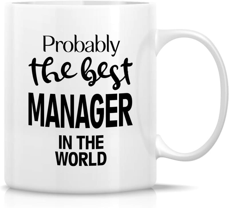 Funny Manager Mug - 11 Oz Ceramic Coffee Cup for Bosses