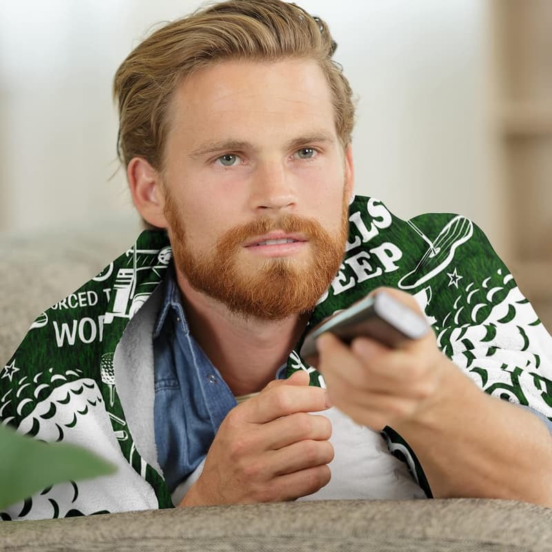 Unique Golf Blanket Gift for Men - 50