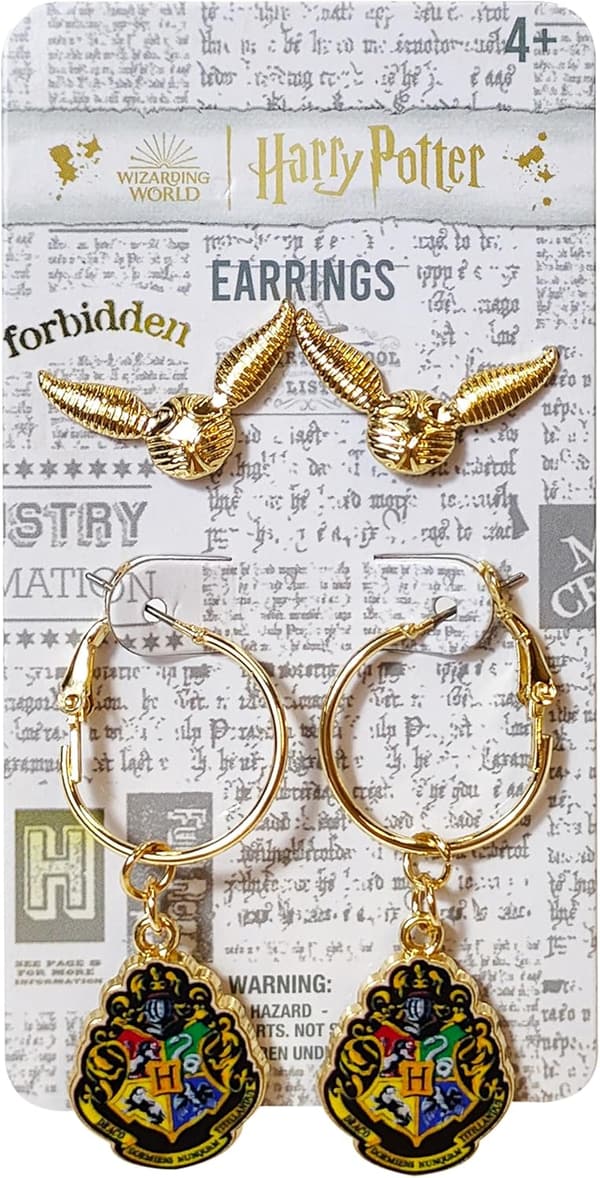 Harry Potter Hypoallergenic Earring Set for Girls