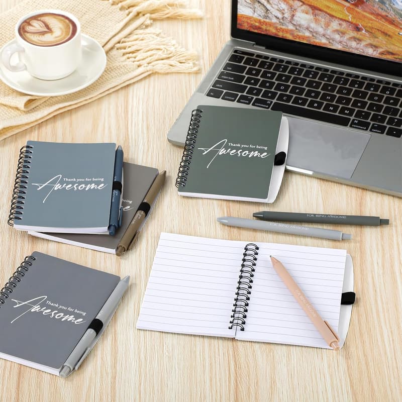 Employee Appreciation Notebook Set with Bamboo Pen - 50 Sets