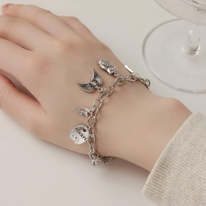 Space Wizardry Handmade Charm Bracelet Set – Adjustable Birthday Gift for Kids