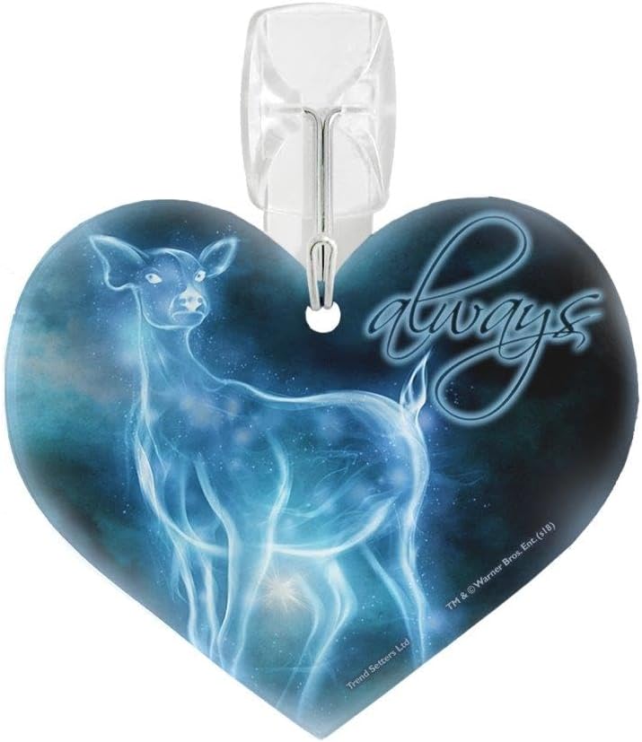 Harry Potter Patronus Heart-Shaped Acrylic Print – Snape Tribute