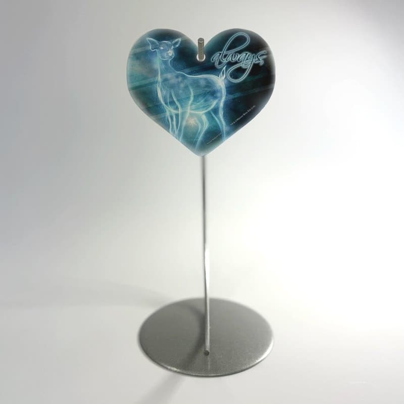 Harry Potter Patronus Heart-Shaped Acrylic Print – Snape Tribute