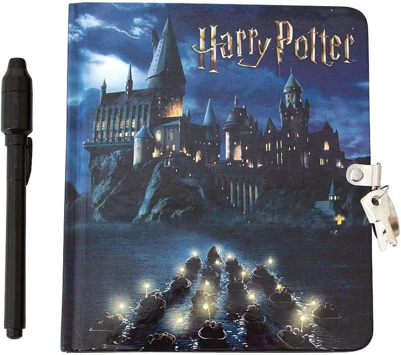 Harry Potter Lock & Key Diary with Invisible Ink Pen for Kids