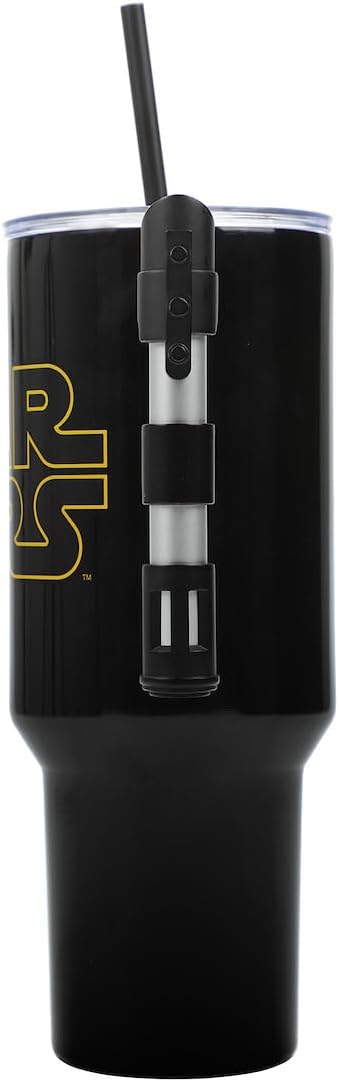 Star Wars 40 Oz Stainless Steel Tumbler with Lightsaber Handle
