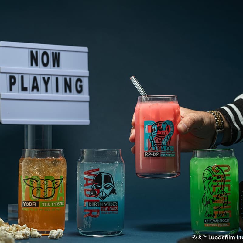 Star Wars Now Playing Tumblers Set of 4 with Straws, 16.9oz