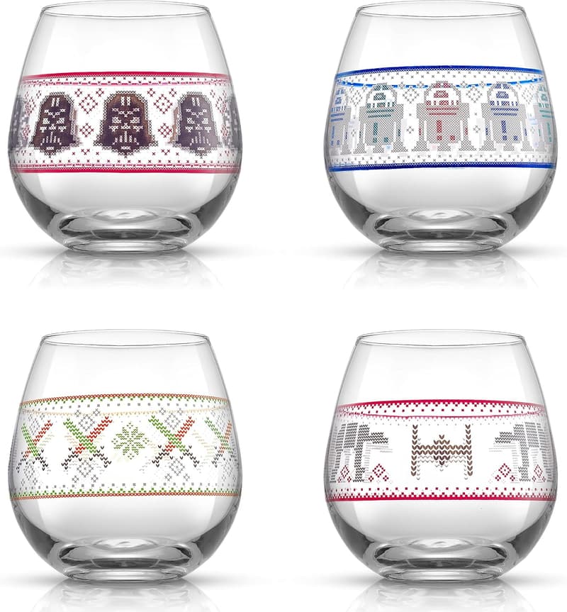 Star Wars™ Stemless Glasses Set - 15oz, Gifts for Adults