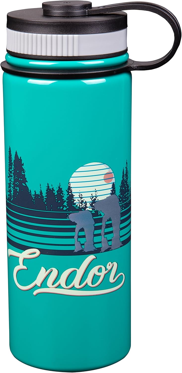 Star Wars Endor 18oz Stainless Steel Water Bottle - Retro Travel Mug