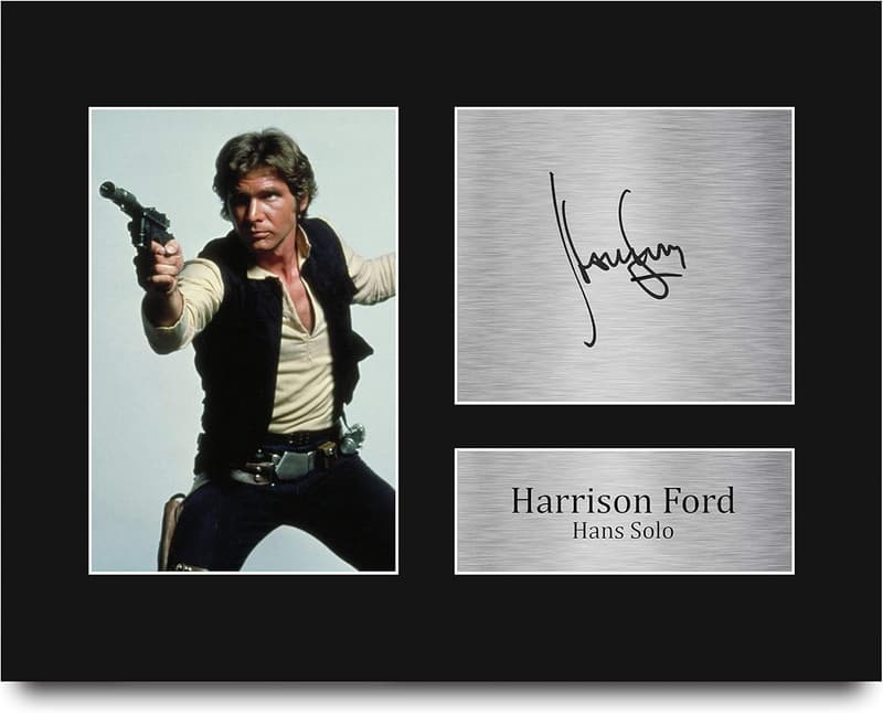 Harrison Ford Autographed Star Wars Print - US Letter Size