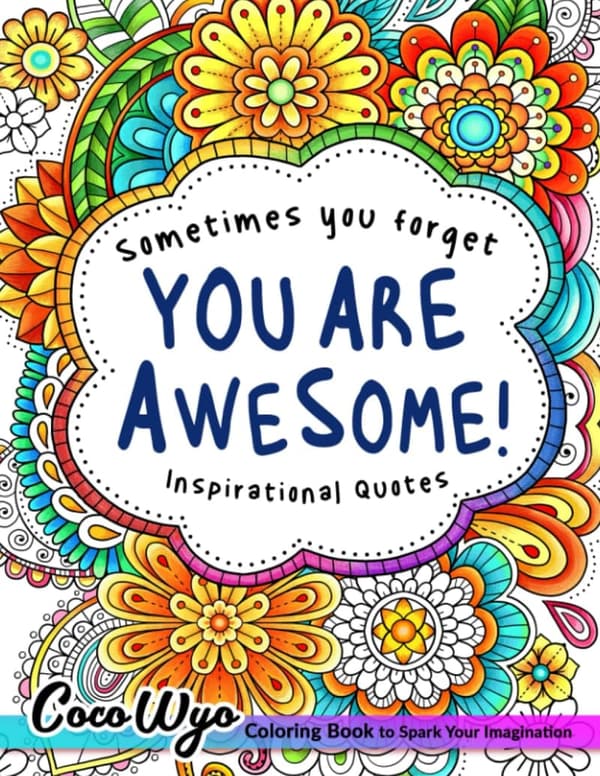 Inspirational Coloring Book for Women and Teens