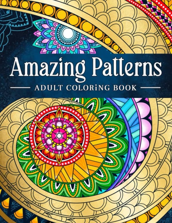 Stress Relief Mandala Coloring Book for Adults