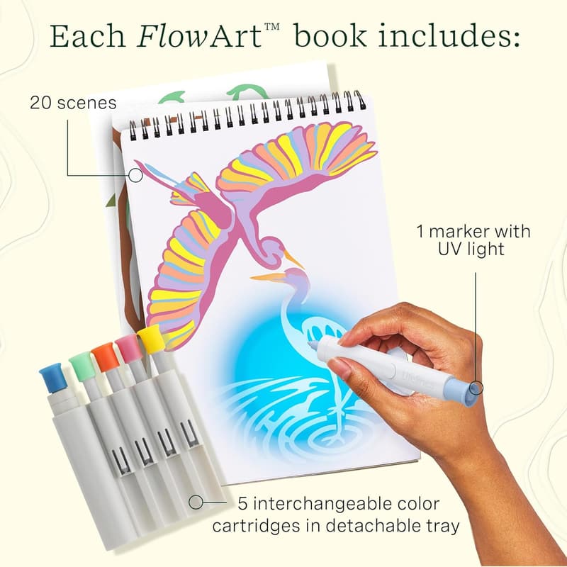 UV Art Activity Pad 2-Pack - Guided Meditations for All Ages